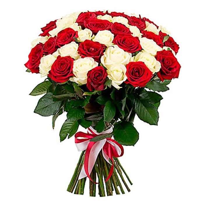 Red & White Roses Bouquet 3 Best flower delivery service in Amman Jordan with same day flower delivery for all occasions