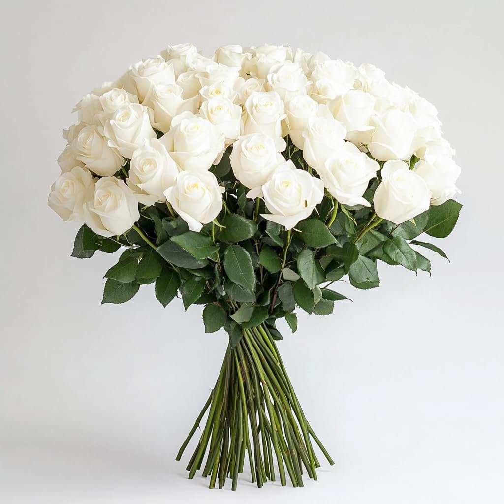 White Roses Bouquet 3 Best flower delivery service in Amman Jordan with same day flower delivery for all occasions