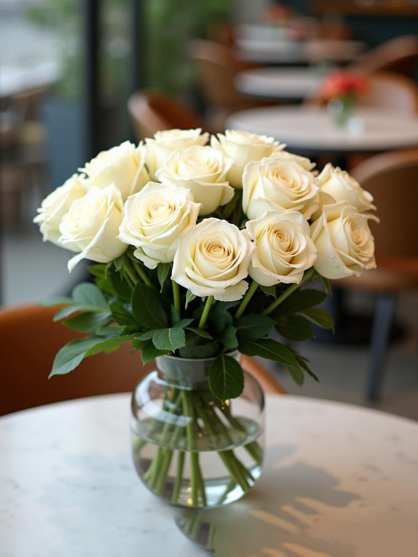 White Roses Bouquet 1 Best flower delivery service in Amman Jordan with same day flower delivery for all occasions