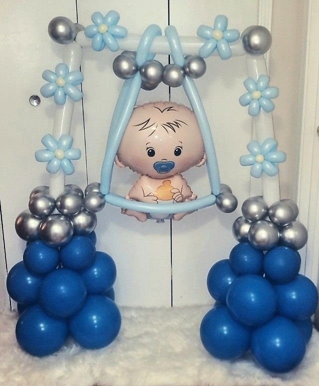 Baby Boy Premium Balloons 1 أفضل خدمة توصيل ورد في عمان الأردن - توصيل في نفس اليوم لجميع المناسبات