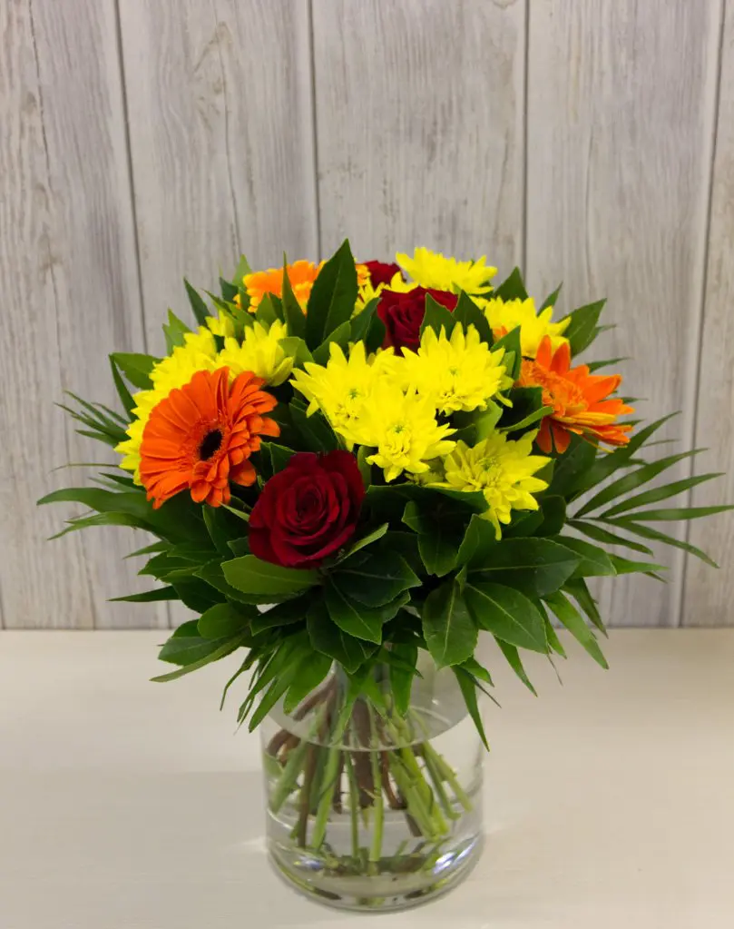 Rainbow Elegance Vase 1 Best flower delivery service in Amman Jordan with same day flower delivery for all occasions