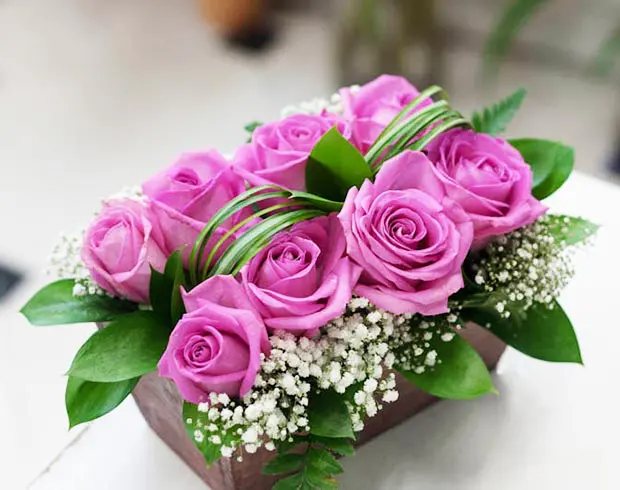 Blush Rose Box 1 Best flower delivery service in Amman Jordan with same day flower delivery for all occasions